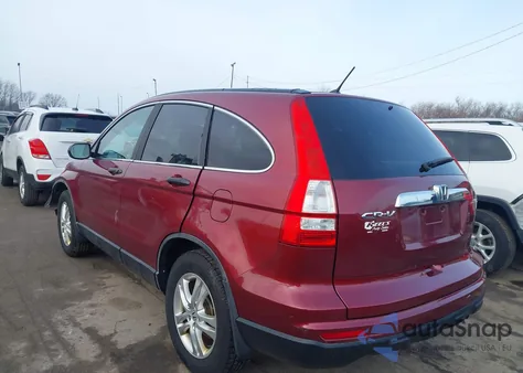 2010 Honda Cr-V Ex z USA, uszkodzony, nr VIN 5J6RE4H51AL080323